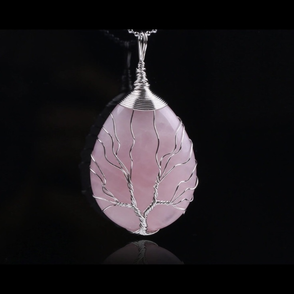 Tree of life necklace stone love